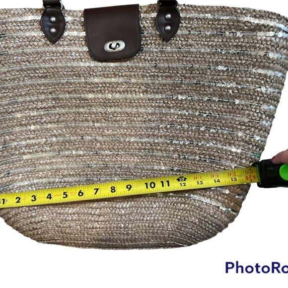 Calypso St. Barth For Target Straw & Sequins Tote - Picture 5 of 13